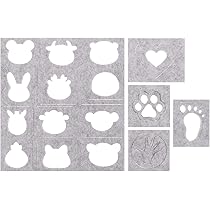 Amazon | Lurrose 5個 羊毛フェルト型 ニードルフェルトの型紙